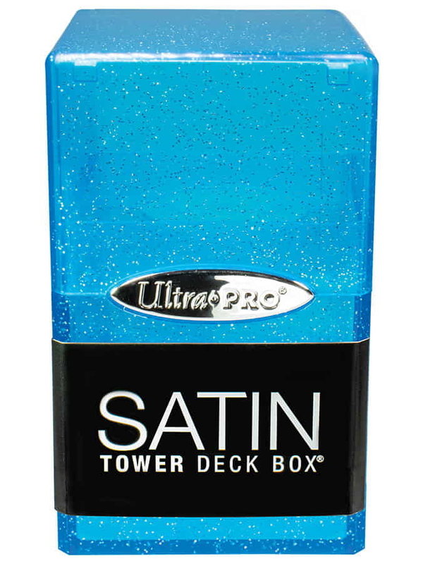 Ultra Pro Satin Tower Glitter Blue