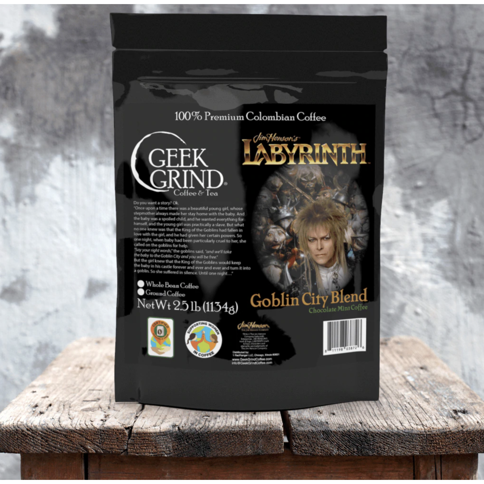 Geek Grind Labyrinth - Goblin City Blend - Chocolate Mint Coffee