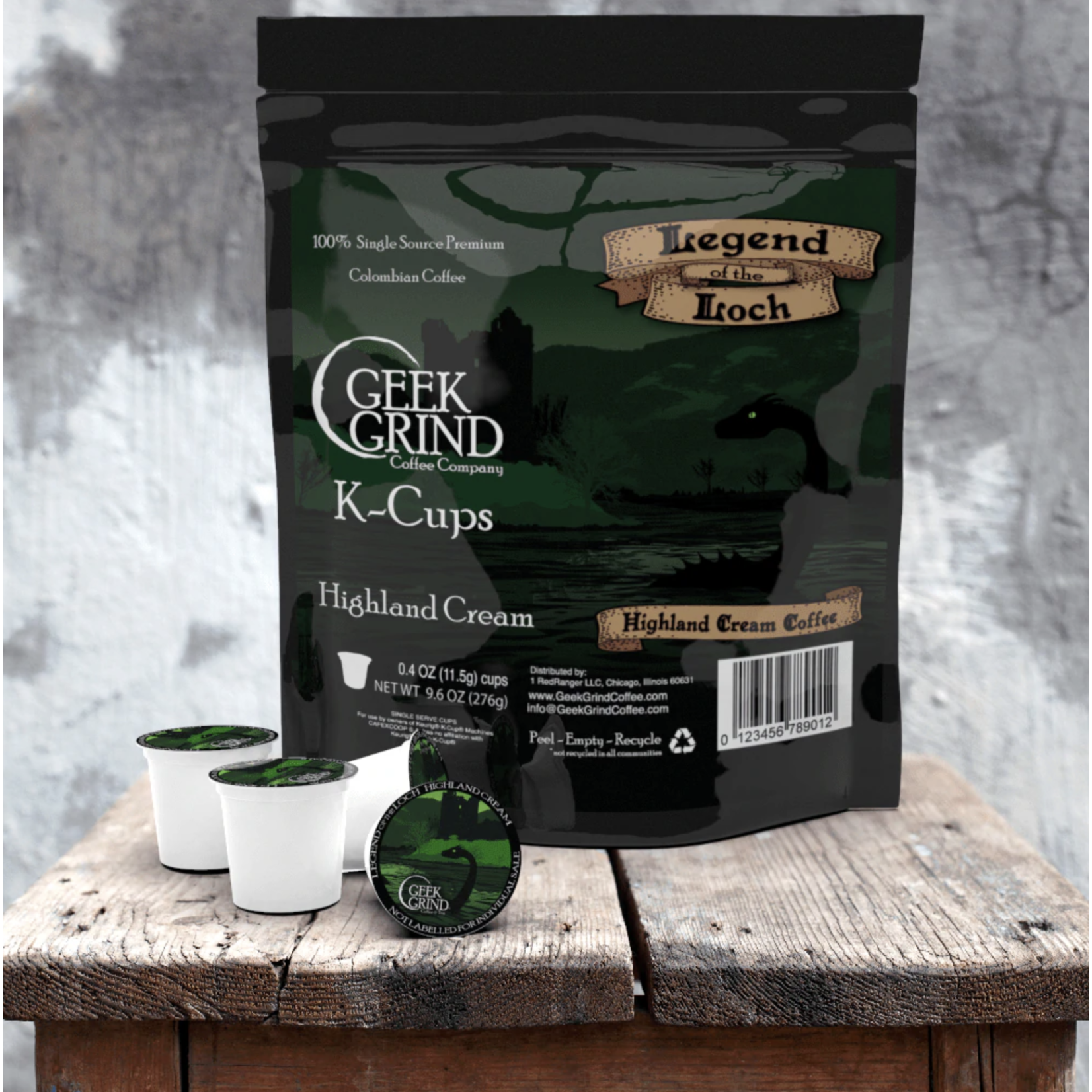 Geek Grind Legend of the Loch - Highland Cream Flavored Coffee