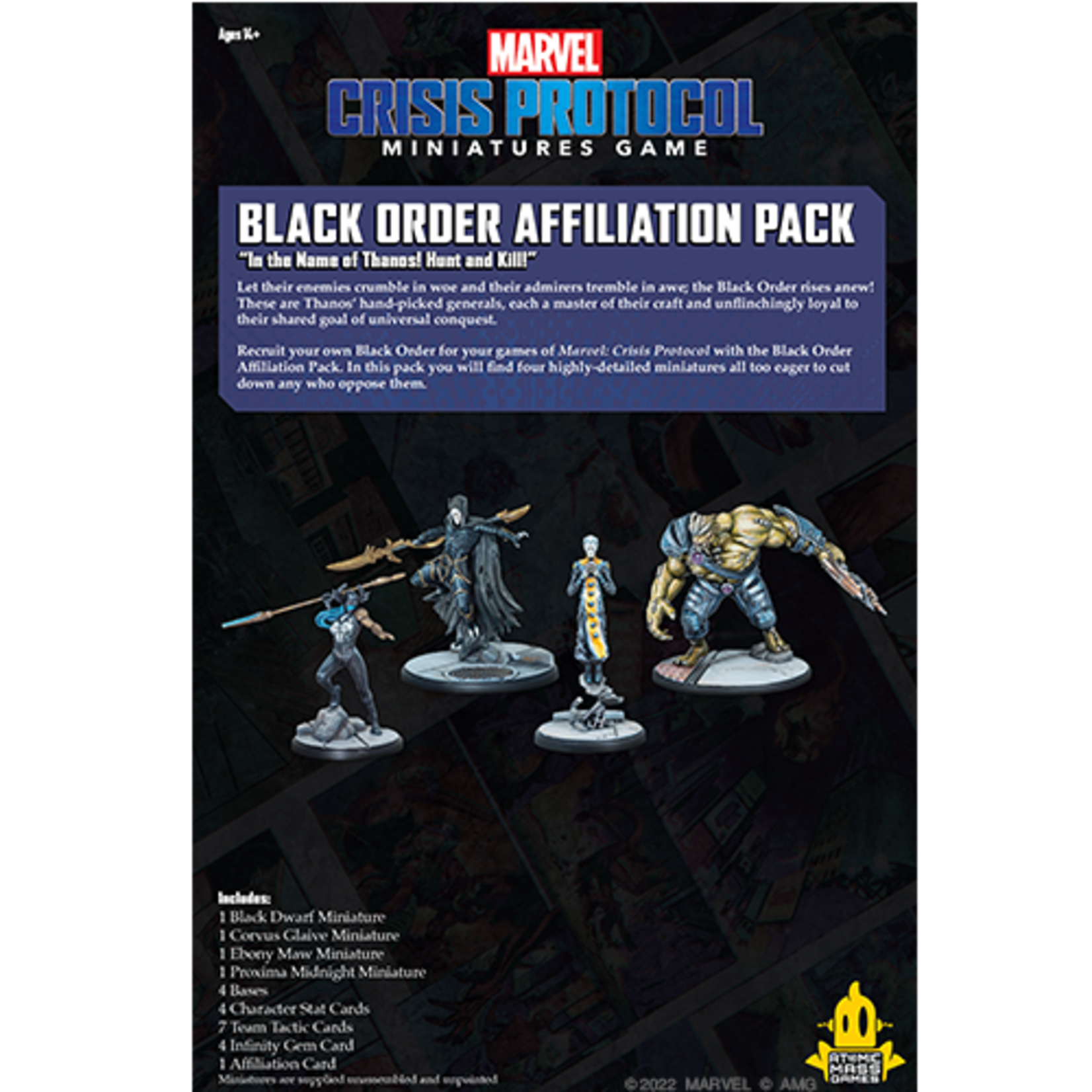 Atomic Mass Games Marvel Crisis Protocol Black Order Squad Pack