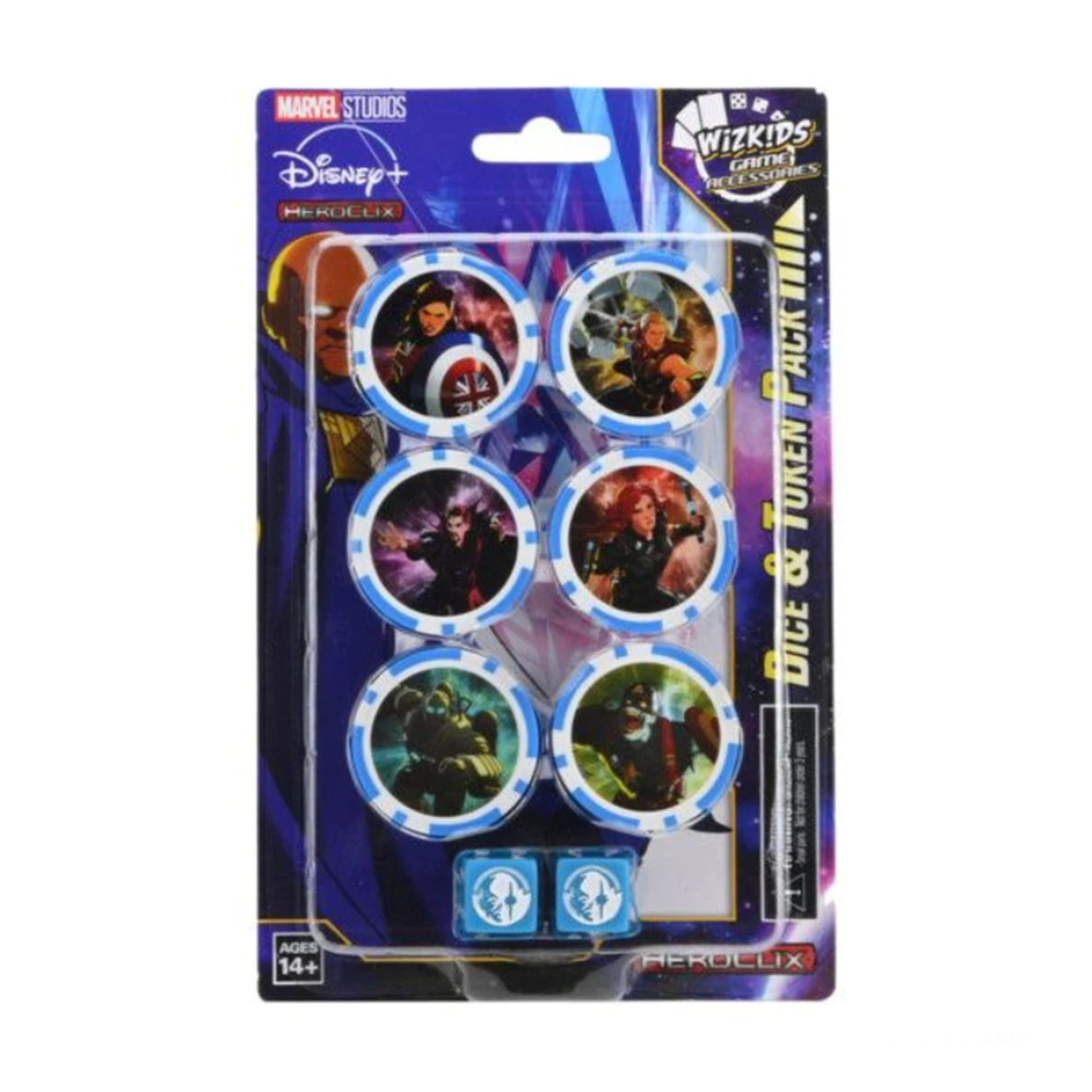 WIZKIDS/NECA Marvel HeroClix Disney Plus Dice Token Pack