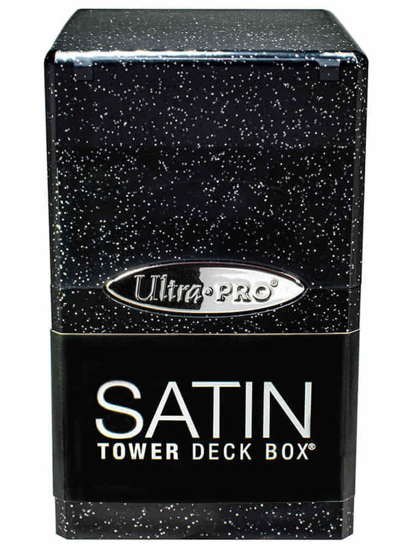Ultra Pro Satin Tower Glitter Black