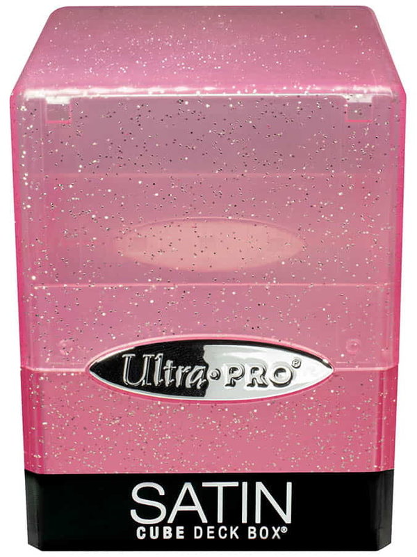 Ultra Pro Satin Cube Glitter Pink