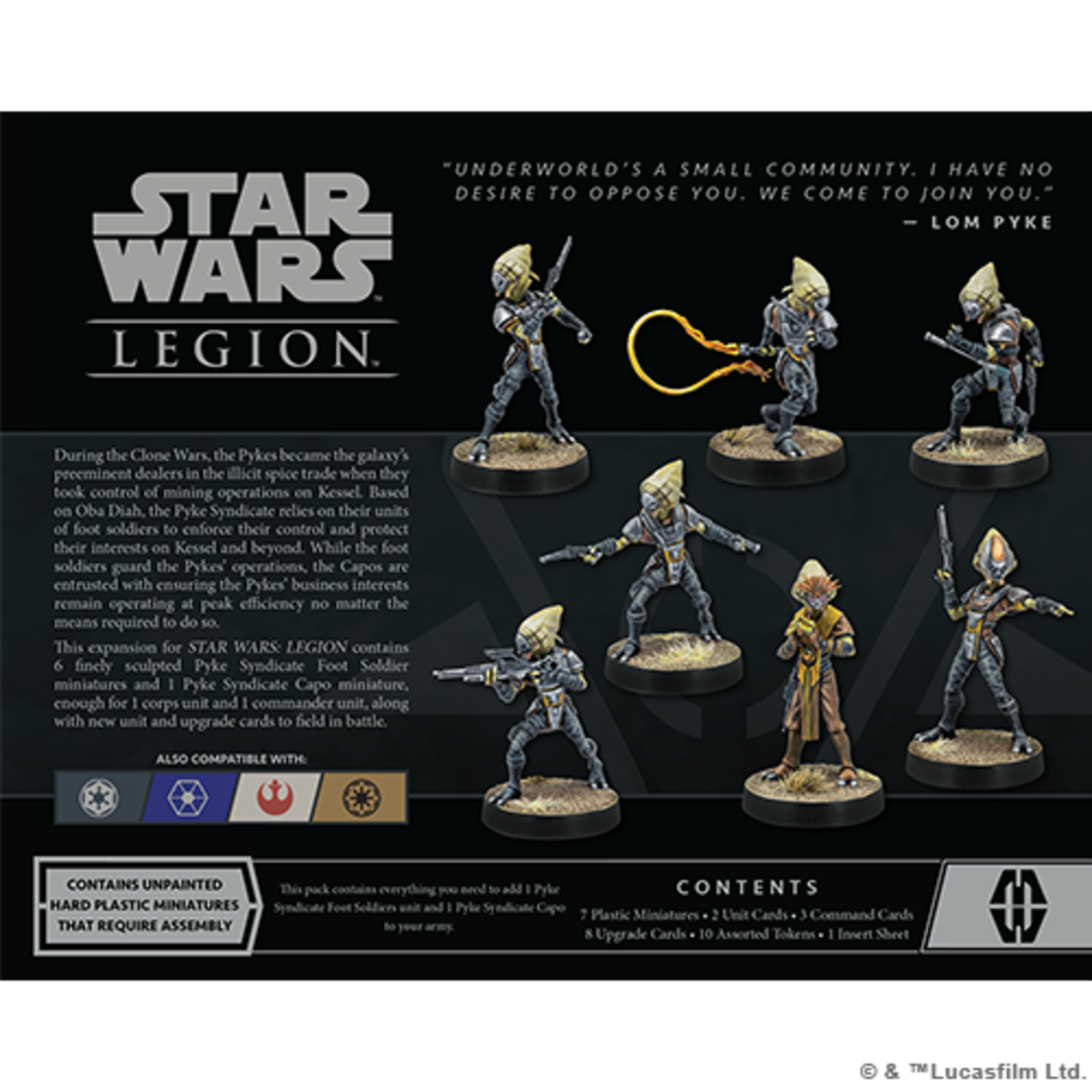 Atomic Mass Games SW Legion Pyke Syndicate Foot Soldiers