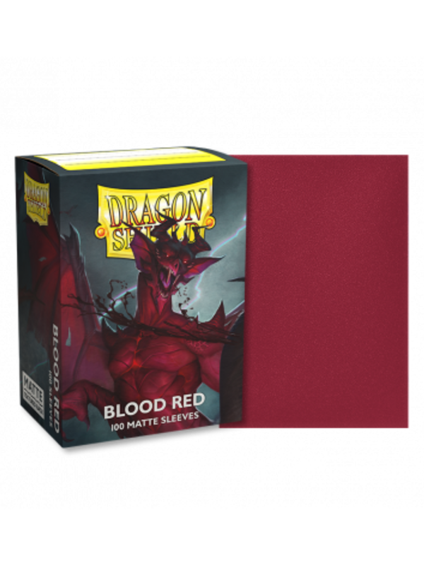 Arcane Tinmen Dragon Shields Matte Blood Red (100)