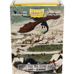 Arcane Tinmen Dragon Shields: (100) Art Sleeves Classic Hunters in the Snow
