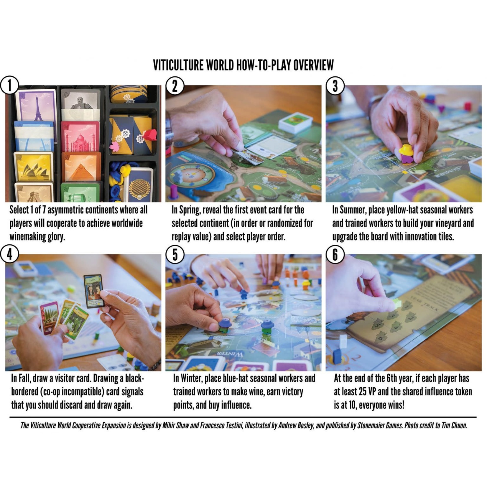 Stonemaier Games Viticulture World Cooperative Expansion