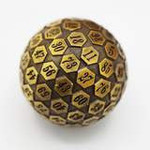 Foam Brain Games 45mm Metal D100 - Gold