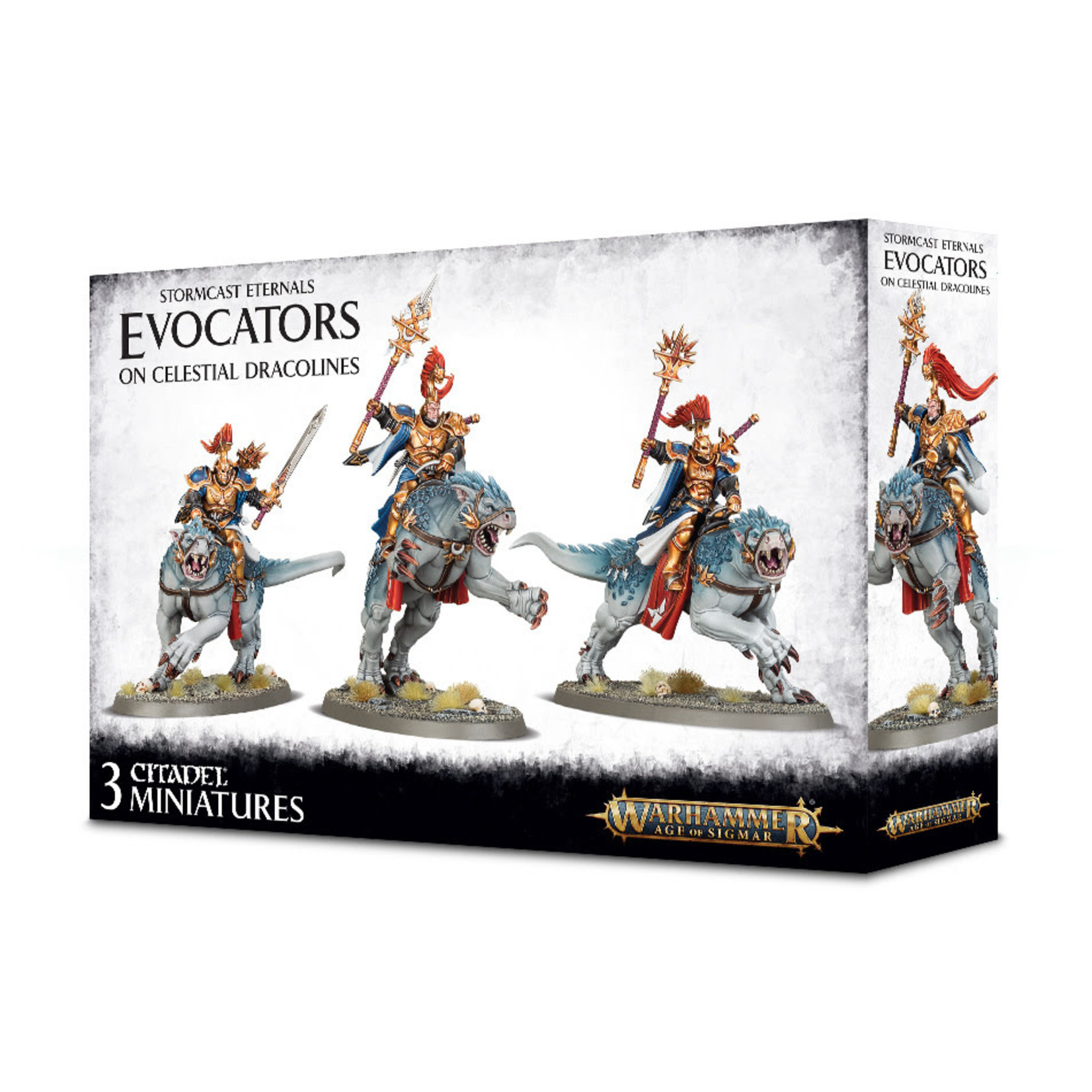 Games Workshop Stormcast Eternals Evocators on Celestial Dracolines