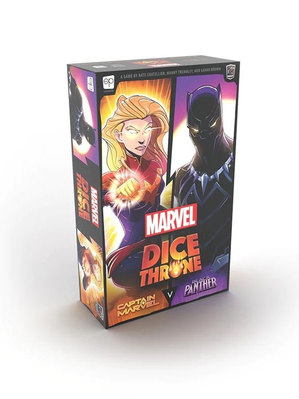 USAopoly Marvel Dice Throne Captain Marvel Black Panther