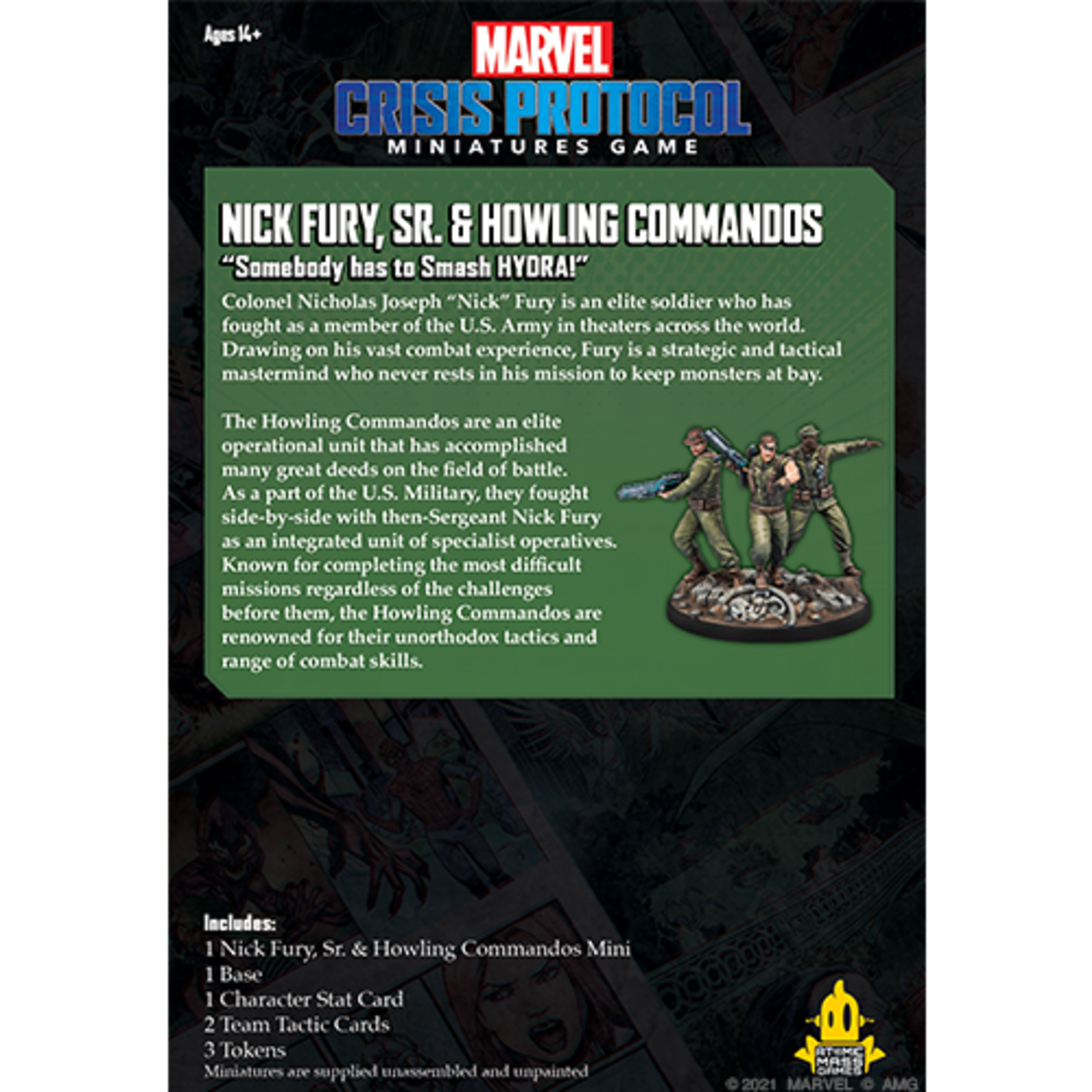 Atomic Mass Games MCP Nick Fury Sr & Howling Commandos