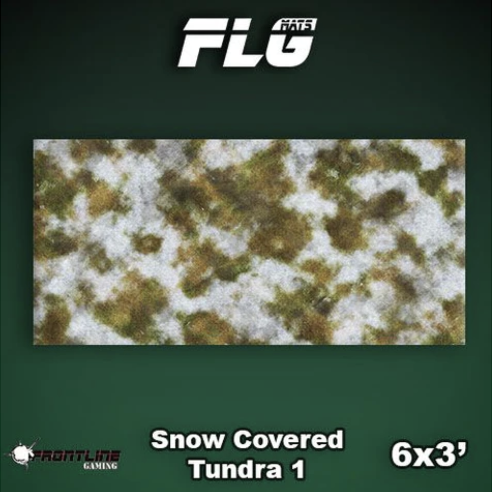 Frontline Gaming FLG Mat - Snow Covered Tundra 1