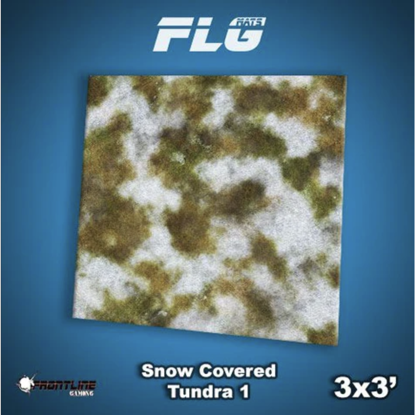 Frontline Gaming FLG Mat - Snow Covered Tundra 1