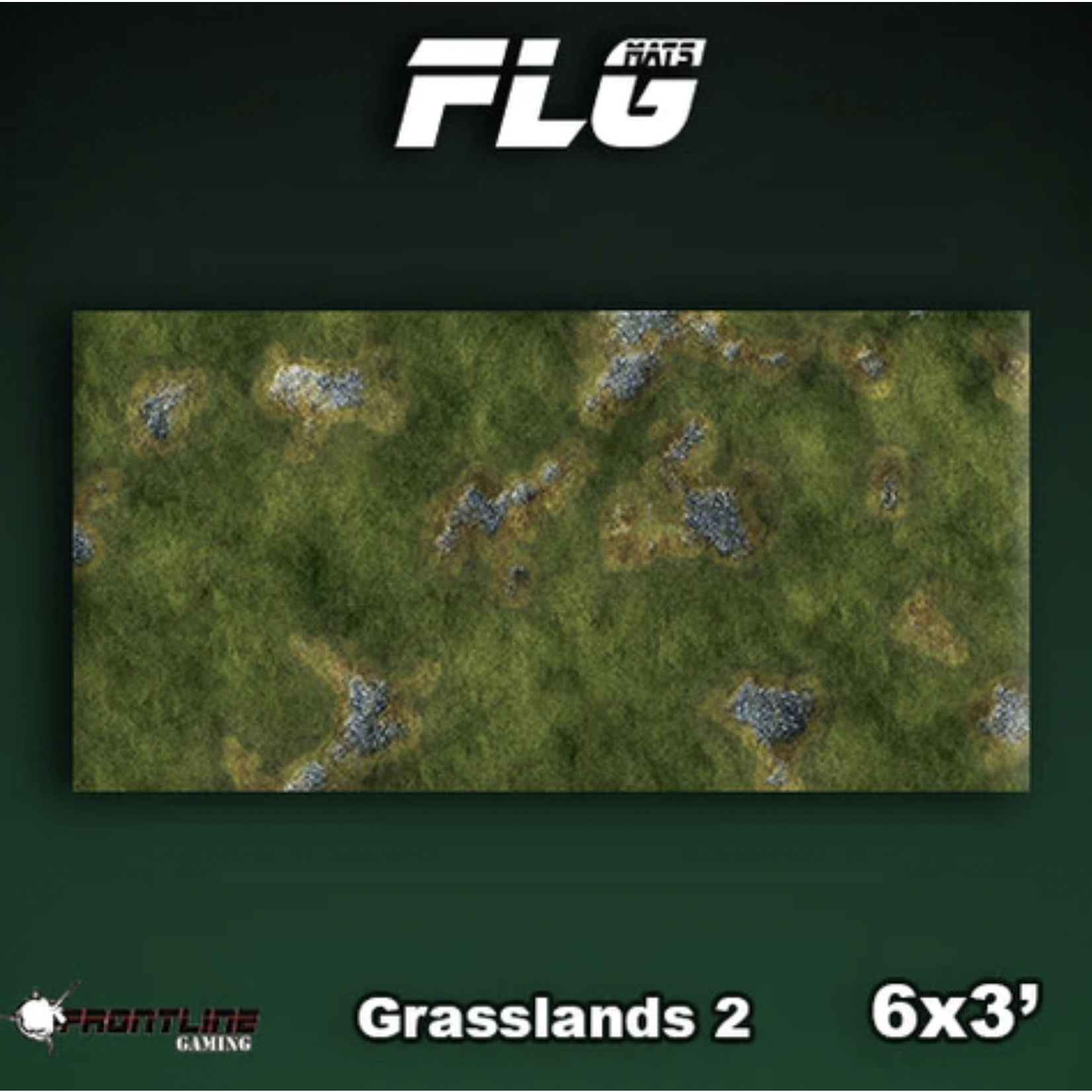 Frontline Gaming FLG Mat - Grasslands 2