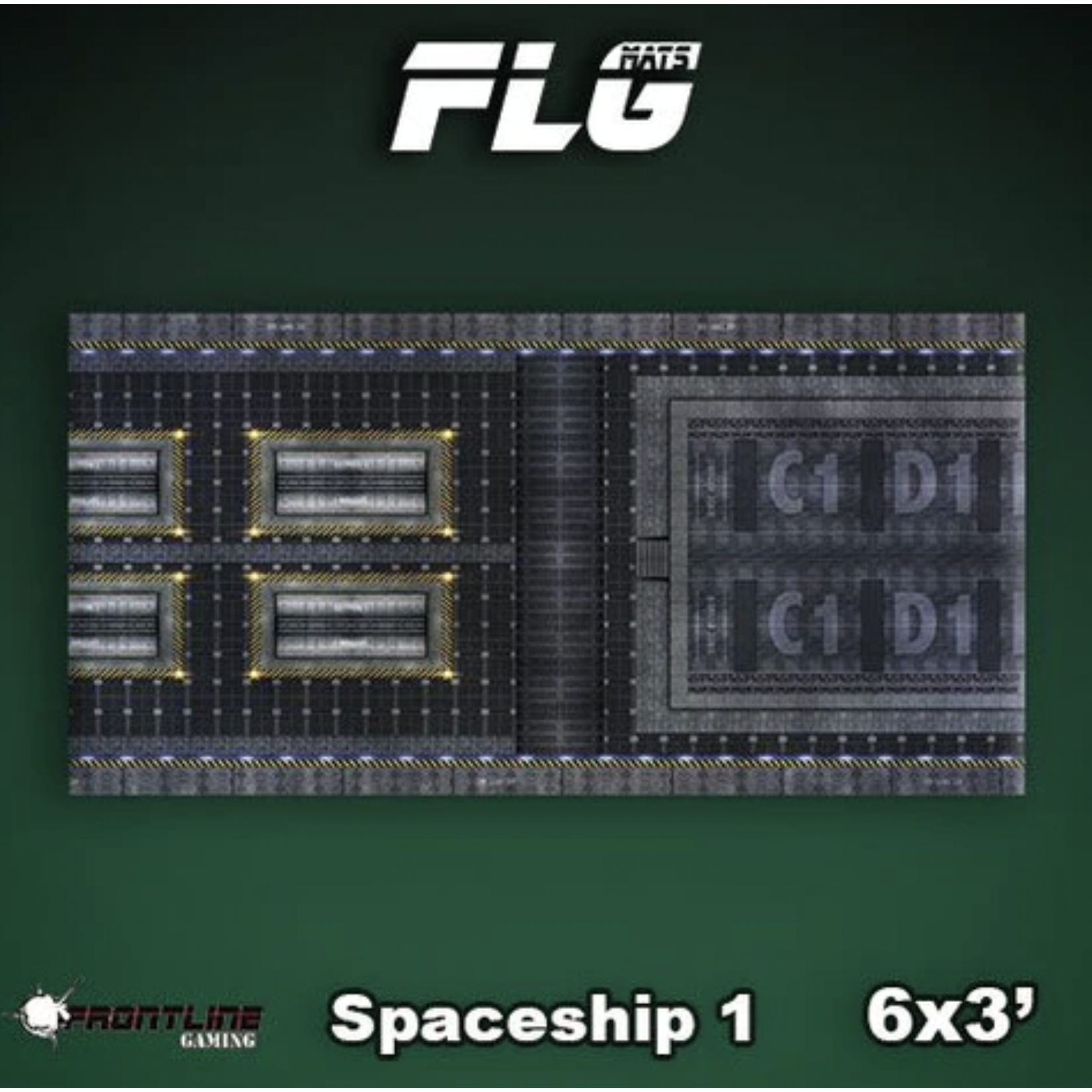 Frontline Gaming FLG Mat - Spaceship 1
