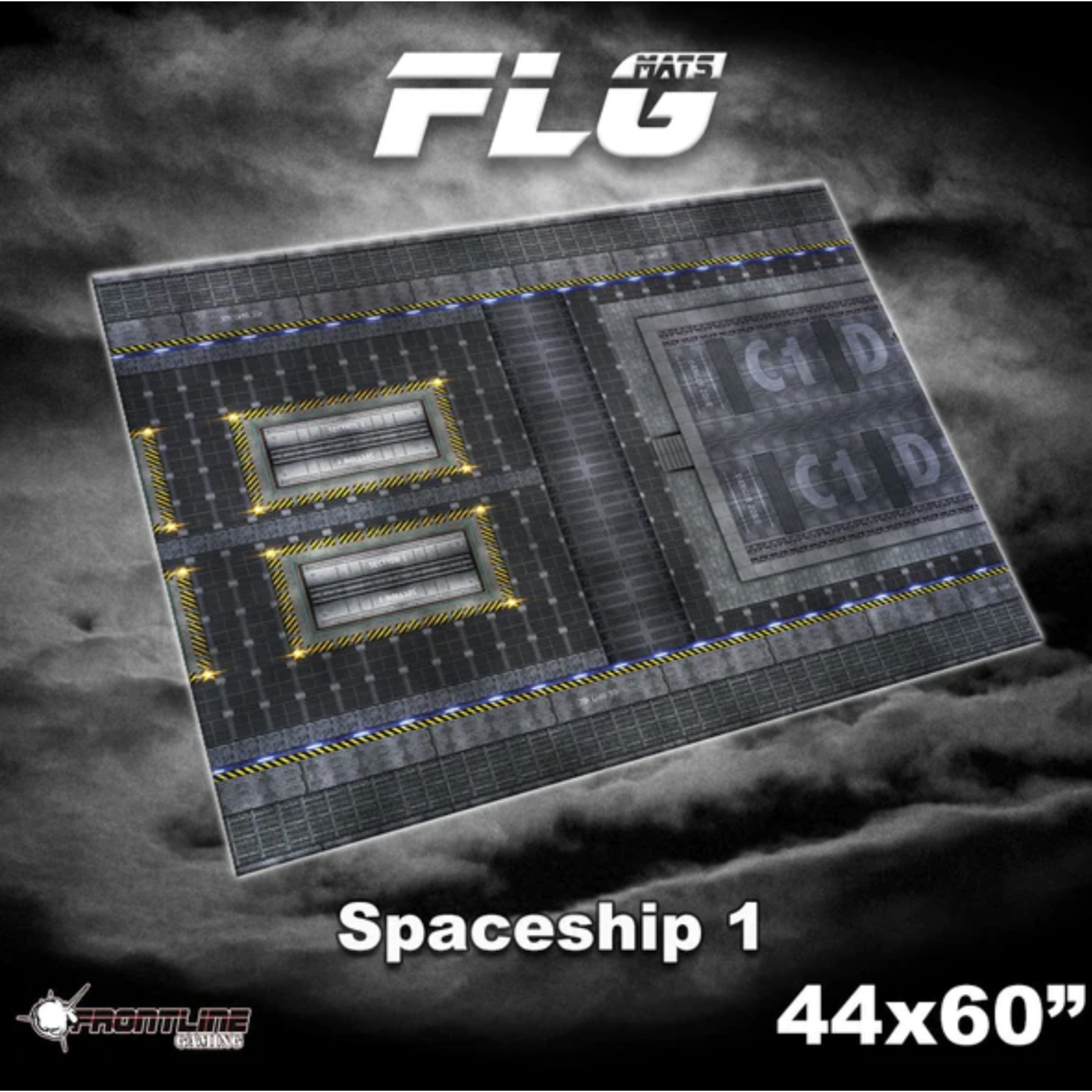 Frontline Gaming FLG Mat - Spaceship 1