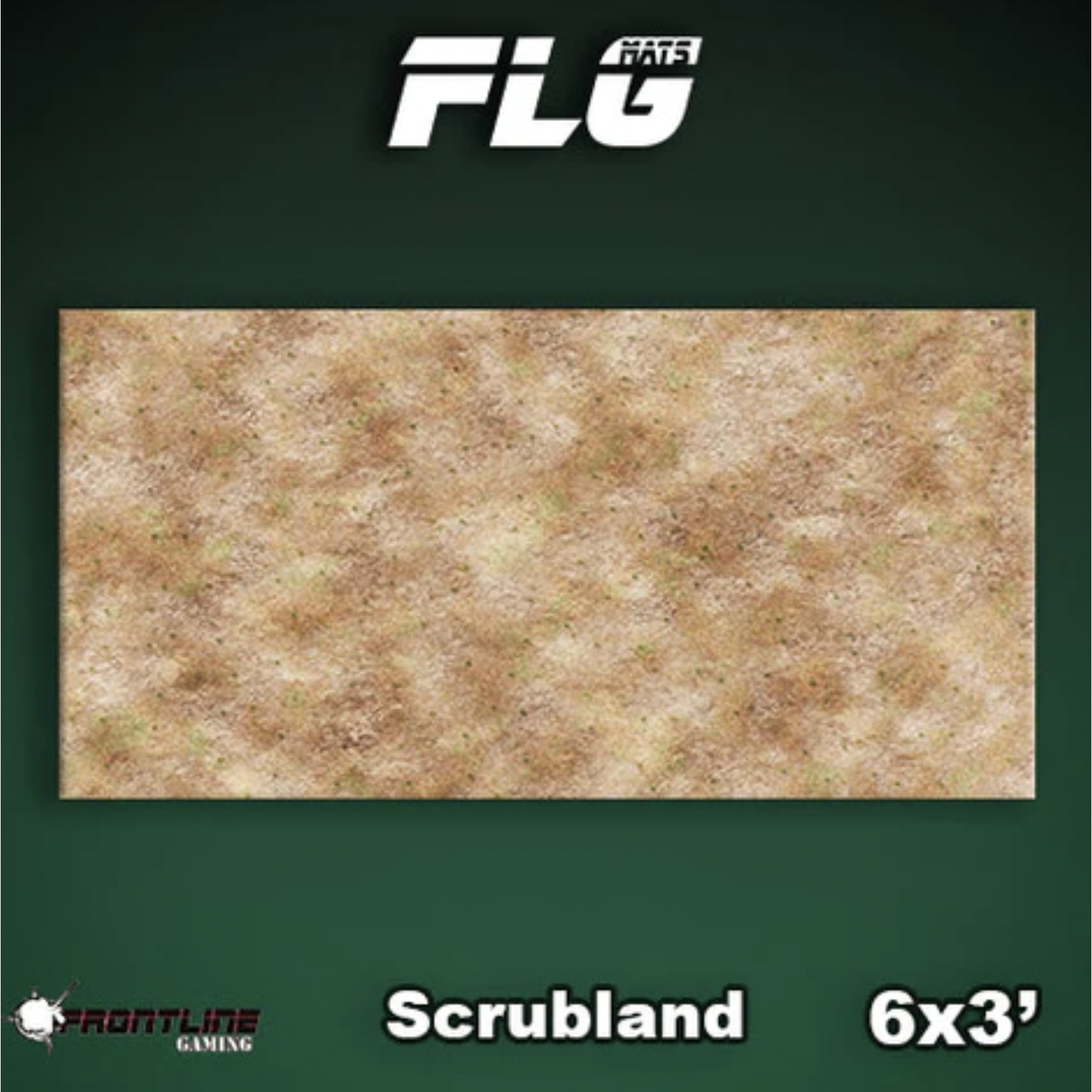 Frontline Gaming FLG Mat - Scrubland