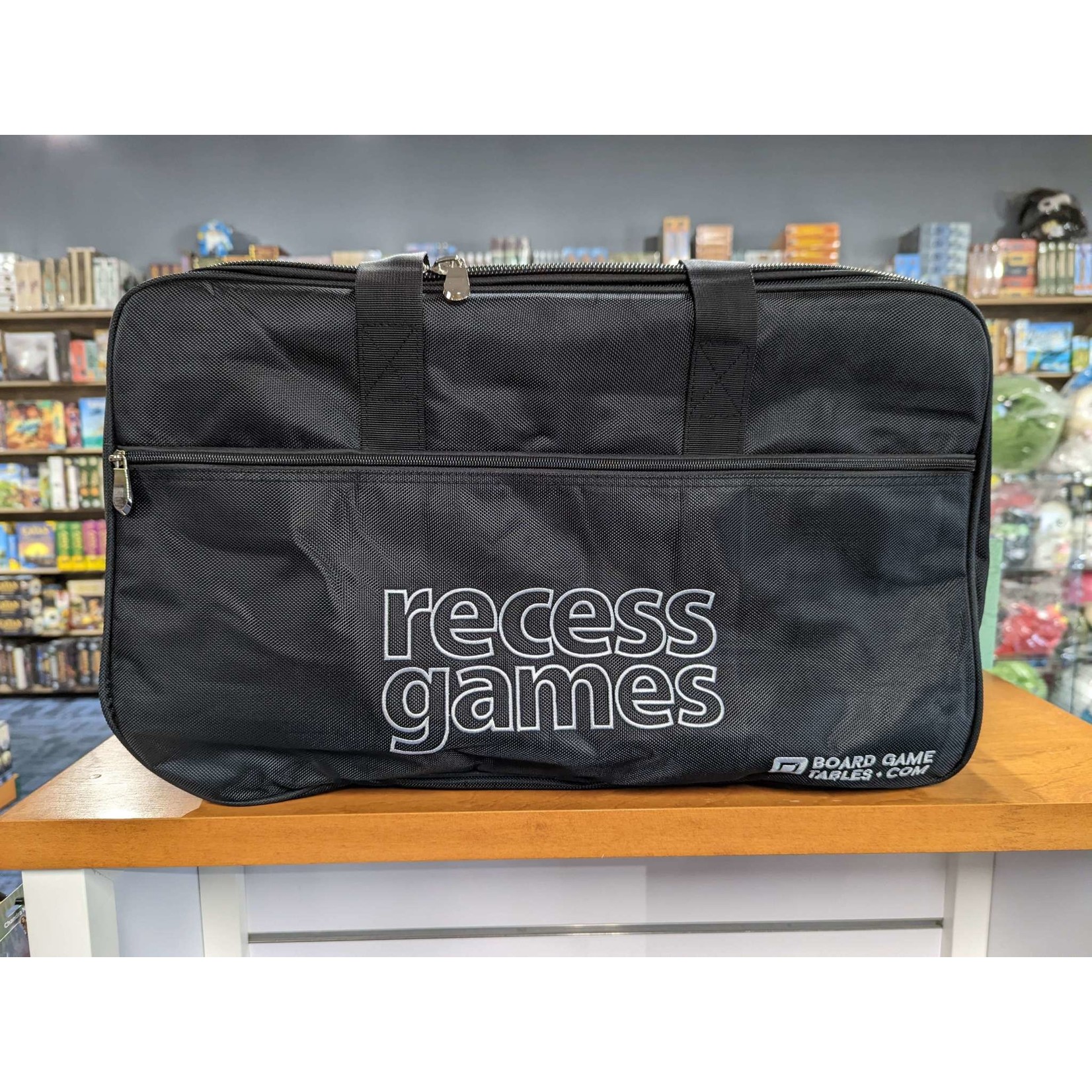 BoardGameTables.com Recess Games Board Game Bag Carbon Fiber Black