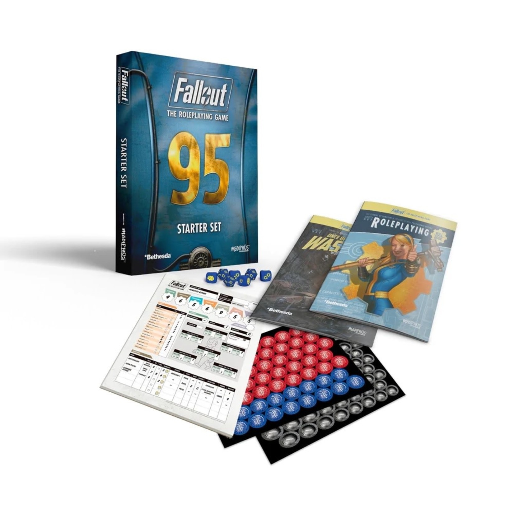 Modiphius Fallout RPG The Roleplaying Game Starter Set