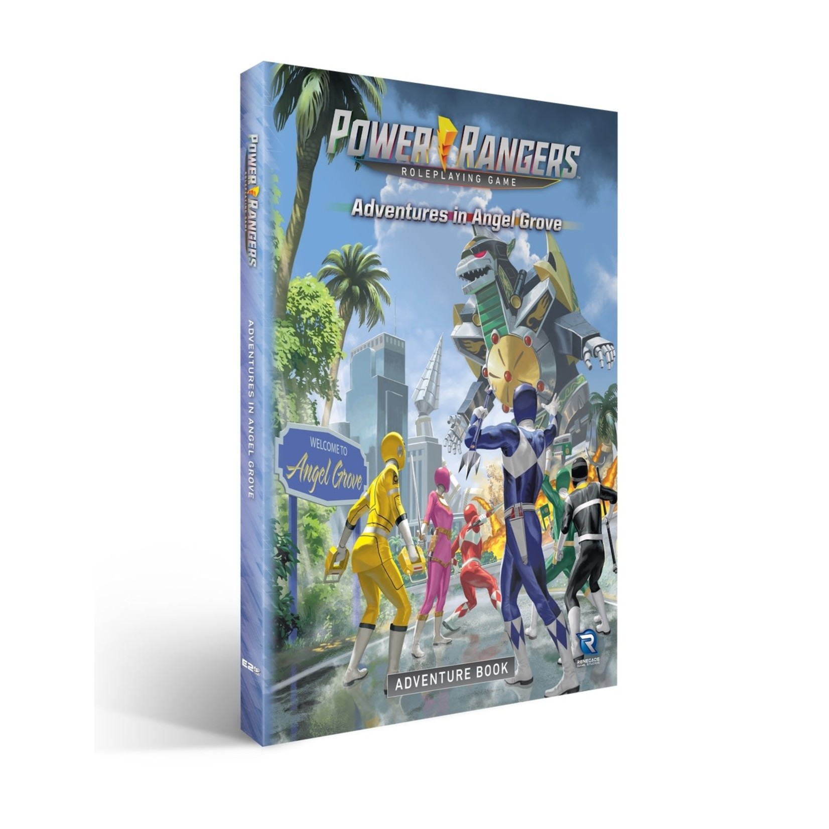 Renegade Game Studios Power Rangers RPG Adventures in Angel Grove Adventure Book