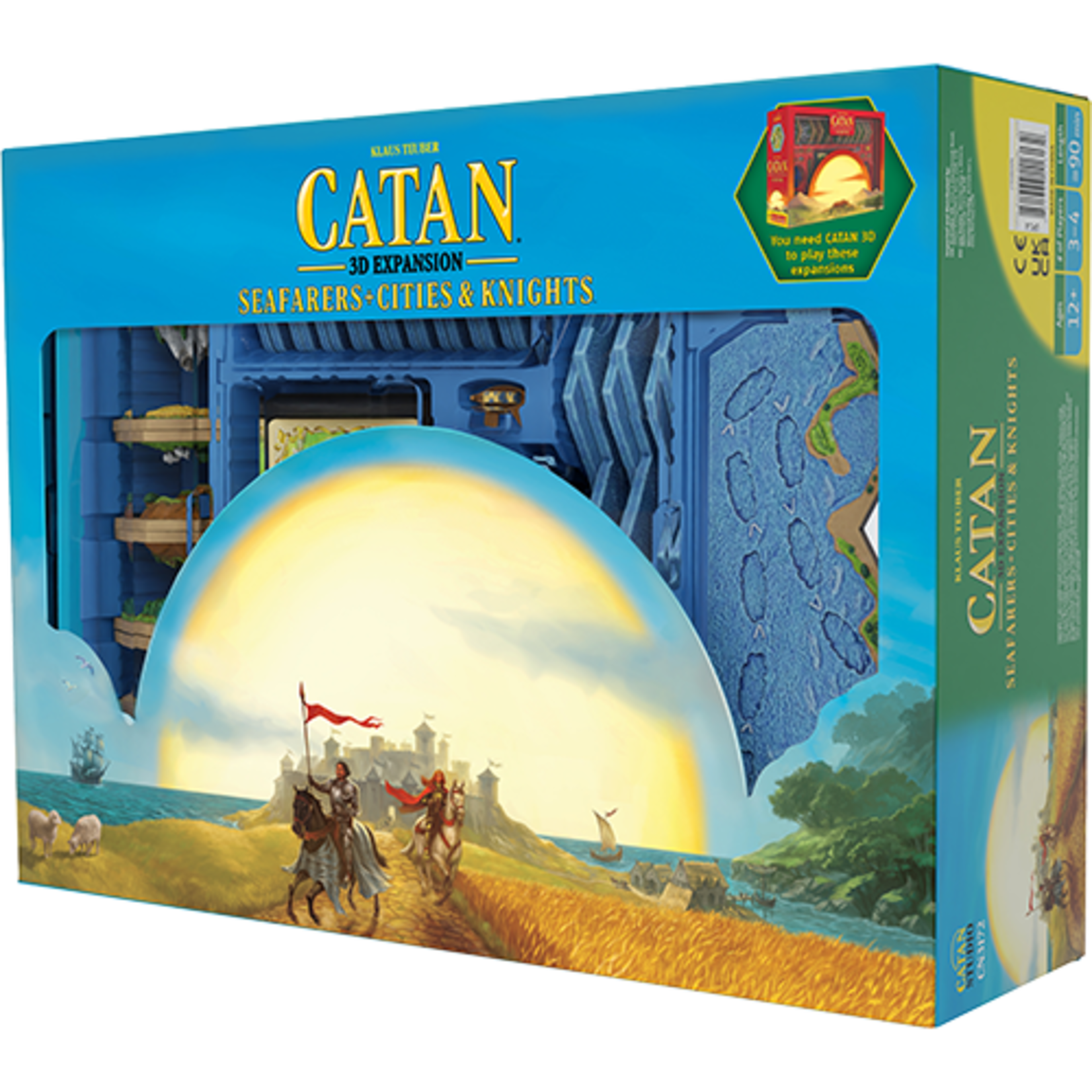Catan Studios CATAN 3D Expansion: Seafarers + Cities & Knights