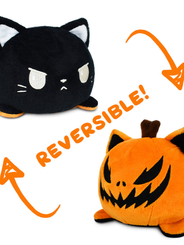 Unstable Games/Teeturtle Reversible Cat Plush BK OR