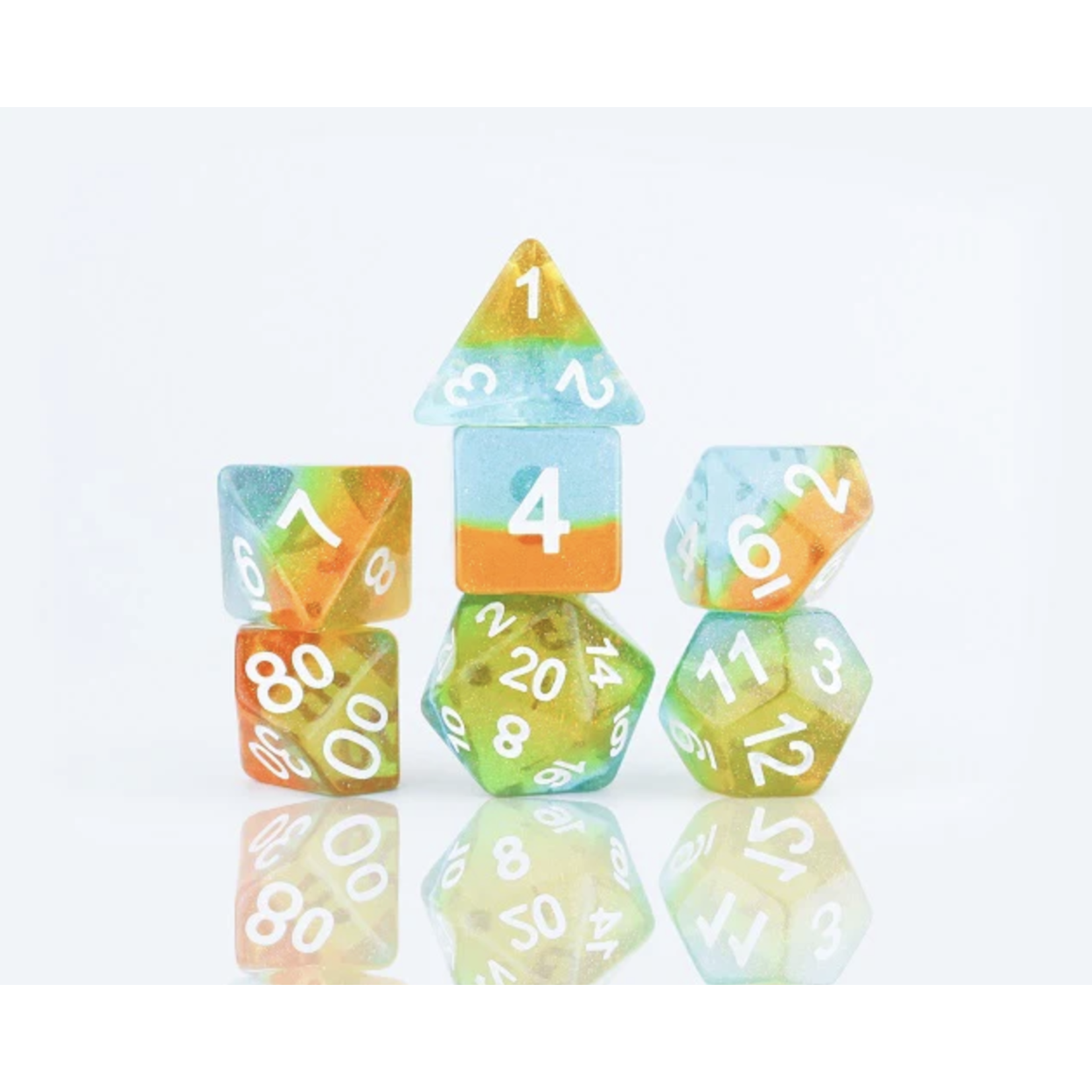Sirius Dice RPG Dice Set (7) Celestial Ocean Dusk