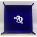 FanRoll 30th Anniversary Recess Games Velvet Folding Dice Tray - Blue