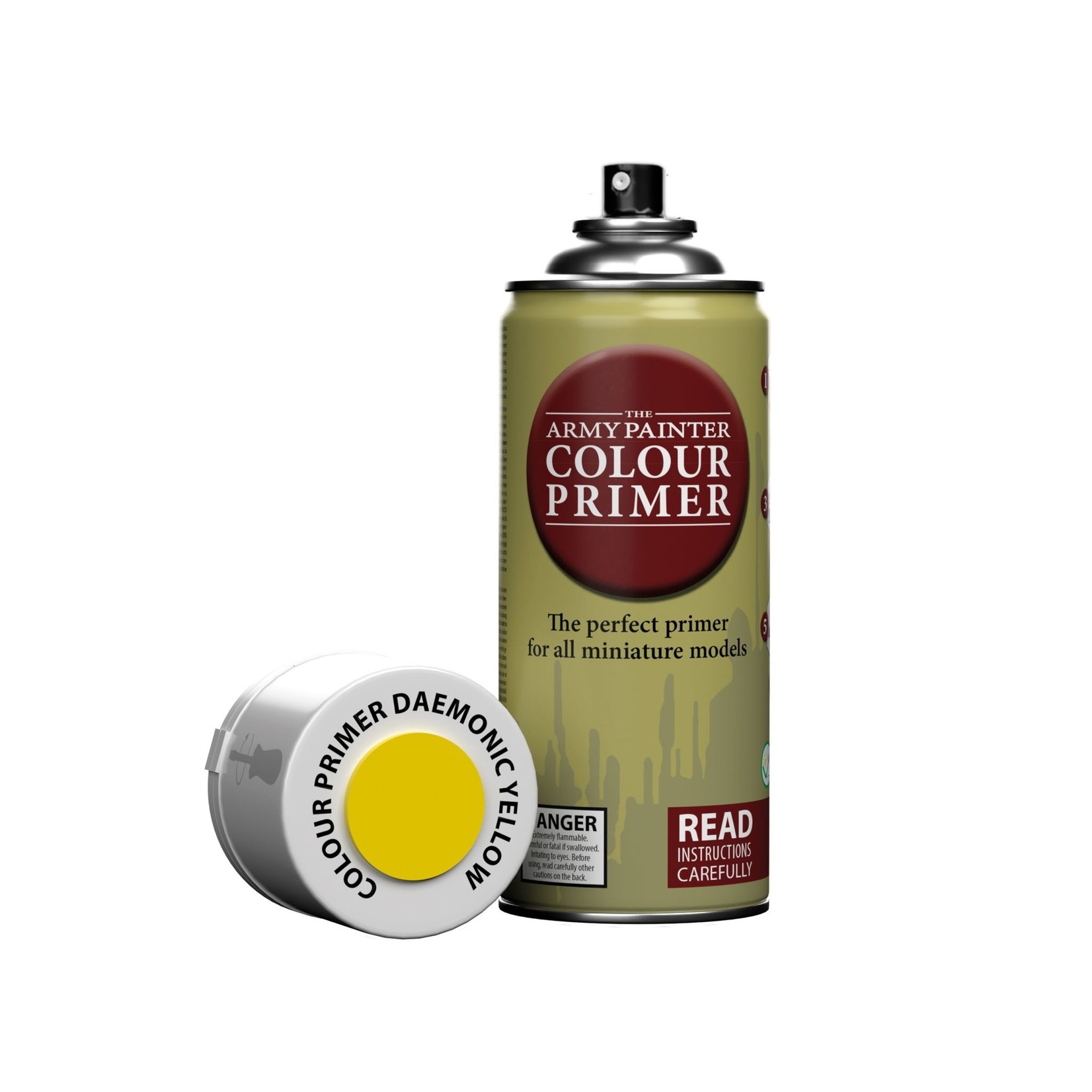 Army Painter Colour Primer: Daemonic Yellow 400ml Spray