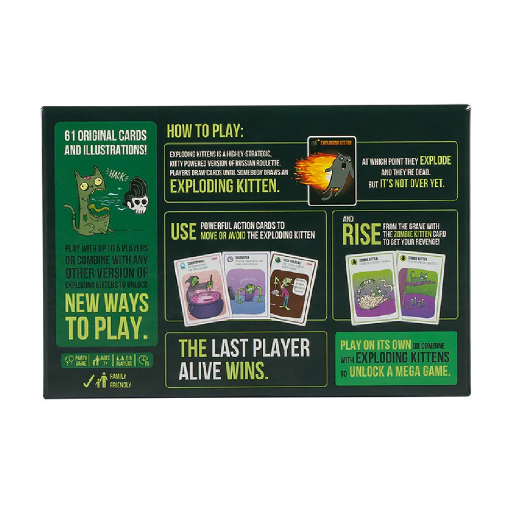 Exploding Kittens LLC Zombie Kittens