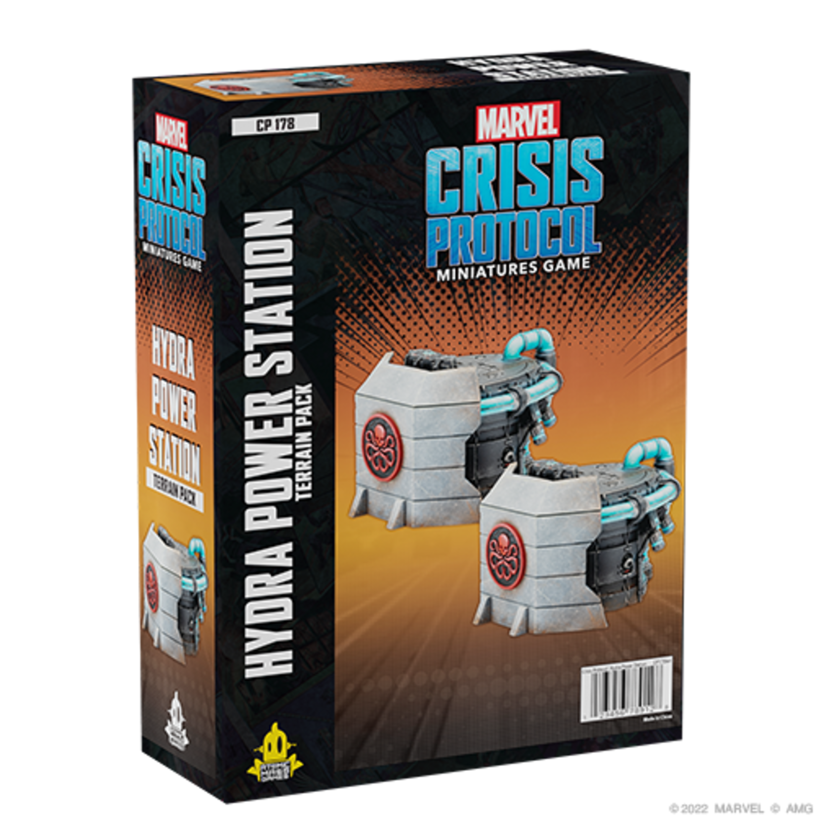 Atomic Mass Games Marvel Crisis Protocol Hydra Power Station Terrain Pack