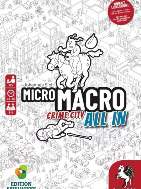 Pegasus Spiele MicroMacro Crime City All In