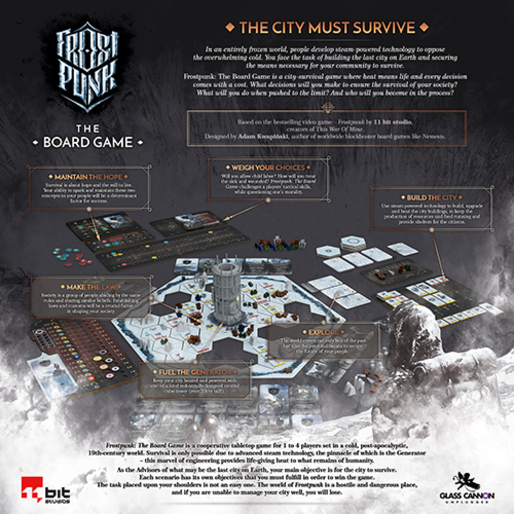 11bit Studios Frostpunk Boardgame