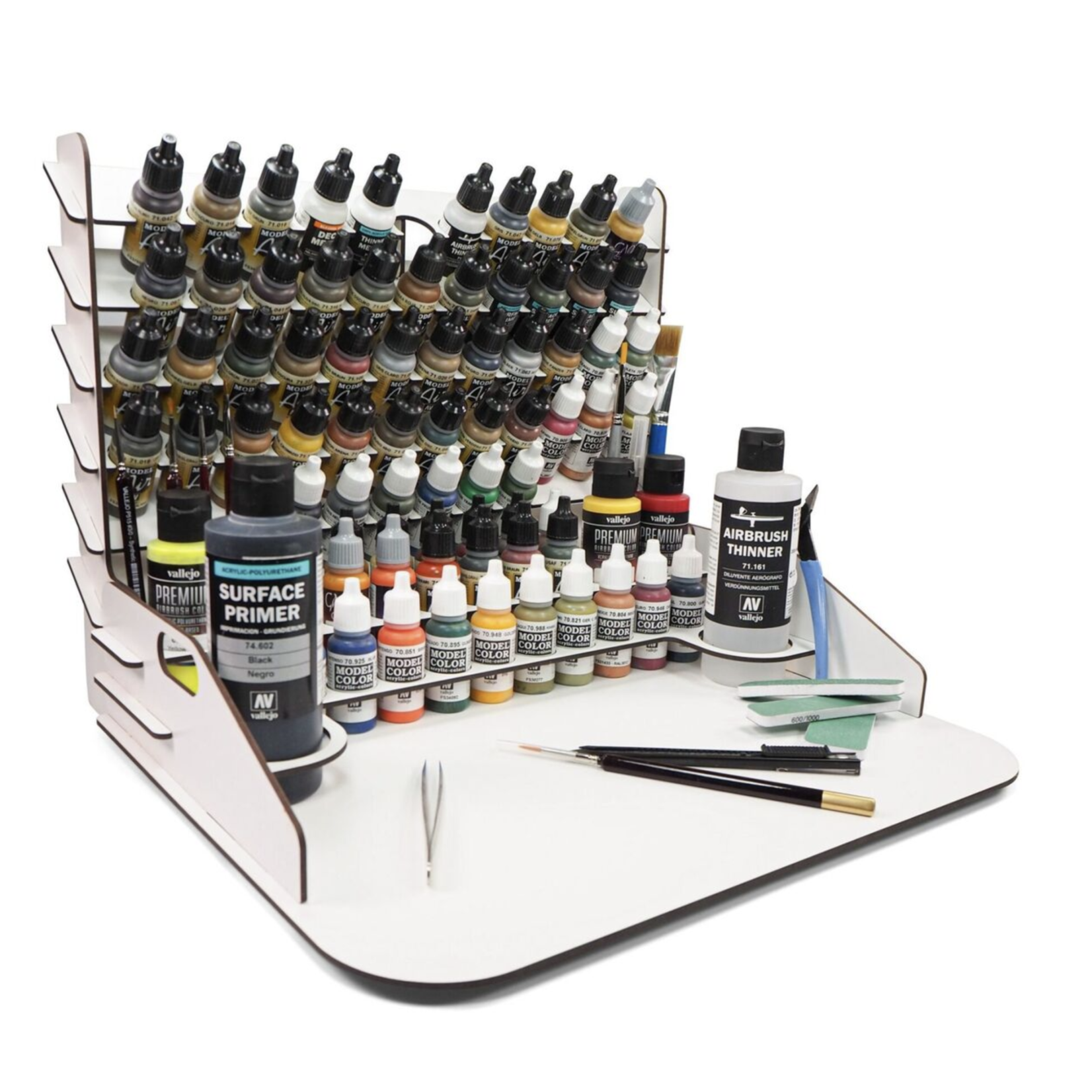 Acrylicos Vallejo Paint Display and Work Station