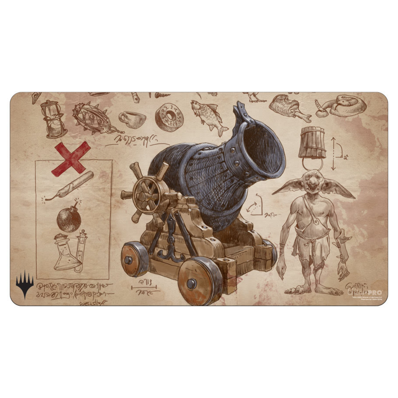 Ultra Pro MTG Brothers' War Schematic Playmat Goblin Charbelcher