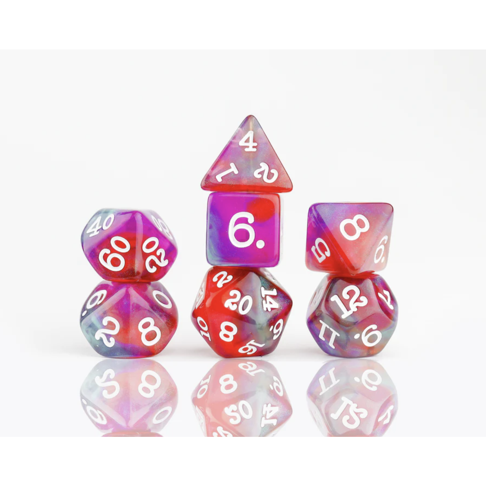 Sirius Dice RPG Dice Set - Dragonfruit