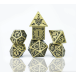 Sirius Dice RPG Dice Set - Illusory Metal - Gold