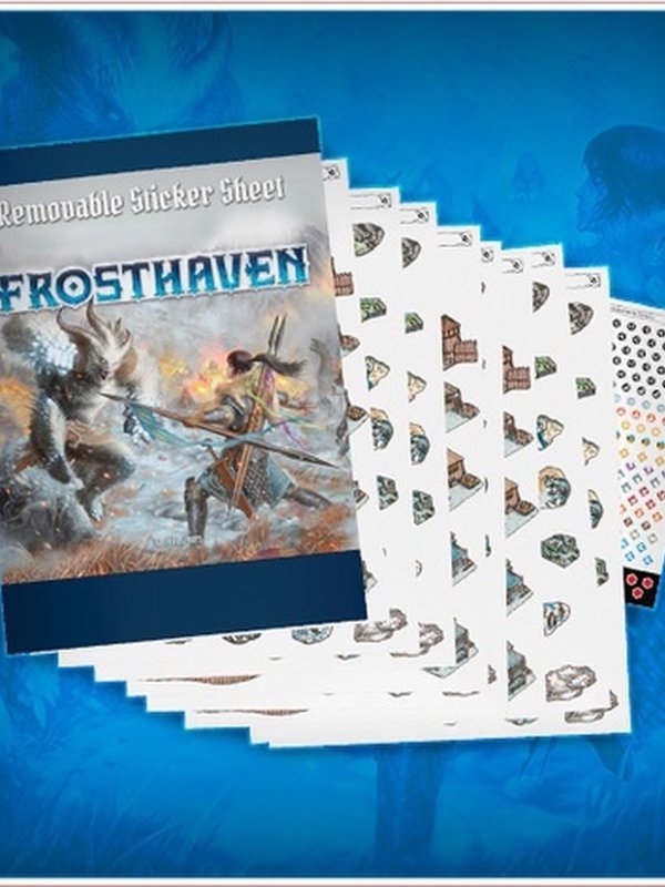 Cephalofair Games Frosthaven Removable Stickers Set