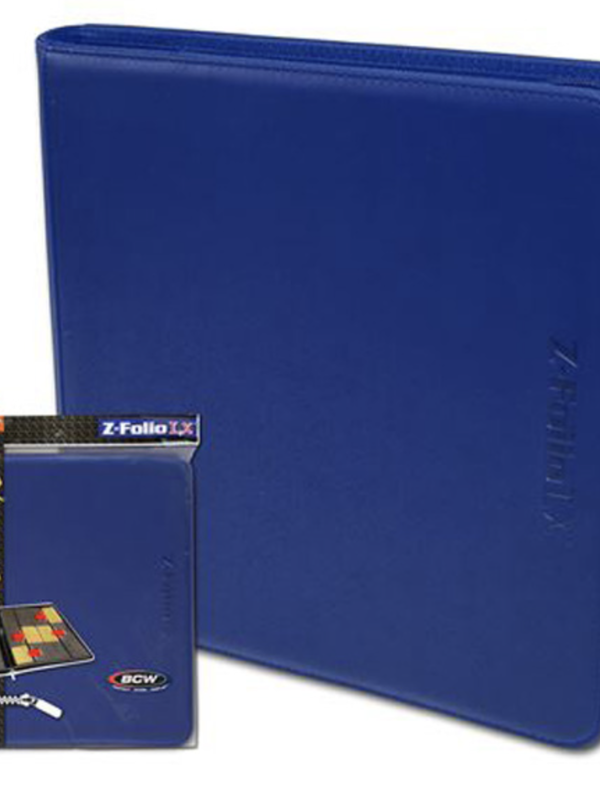 BCW Binder Z-Folio 12-Pocket LX Blue