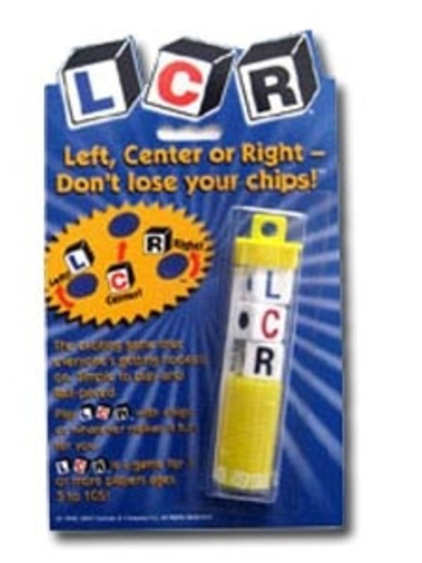 Koplow LCR Dice Game (Carded Tube)
