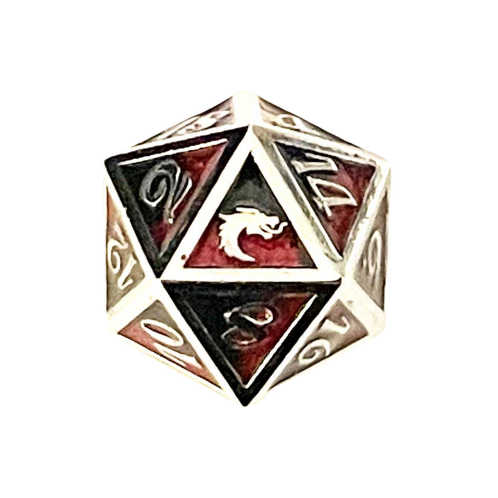 Old School Gaming Old School Metal D20 Dragon Scale