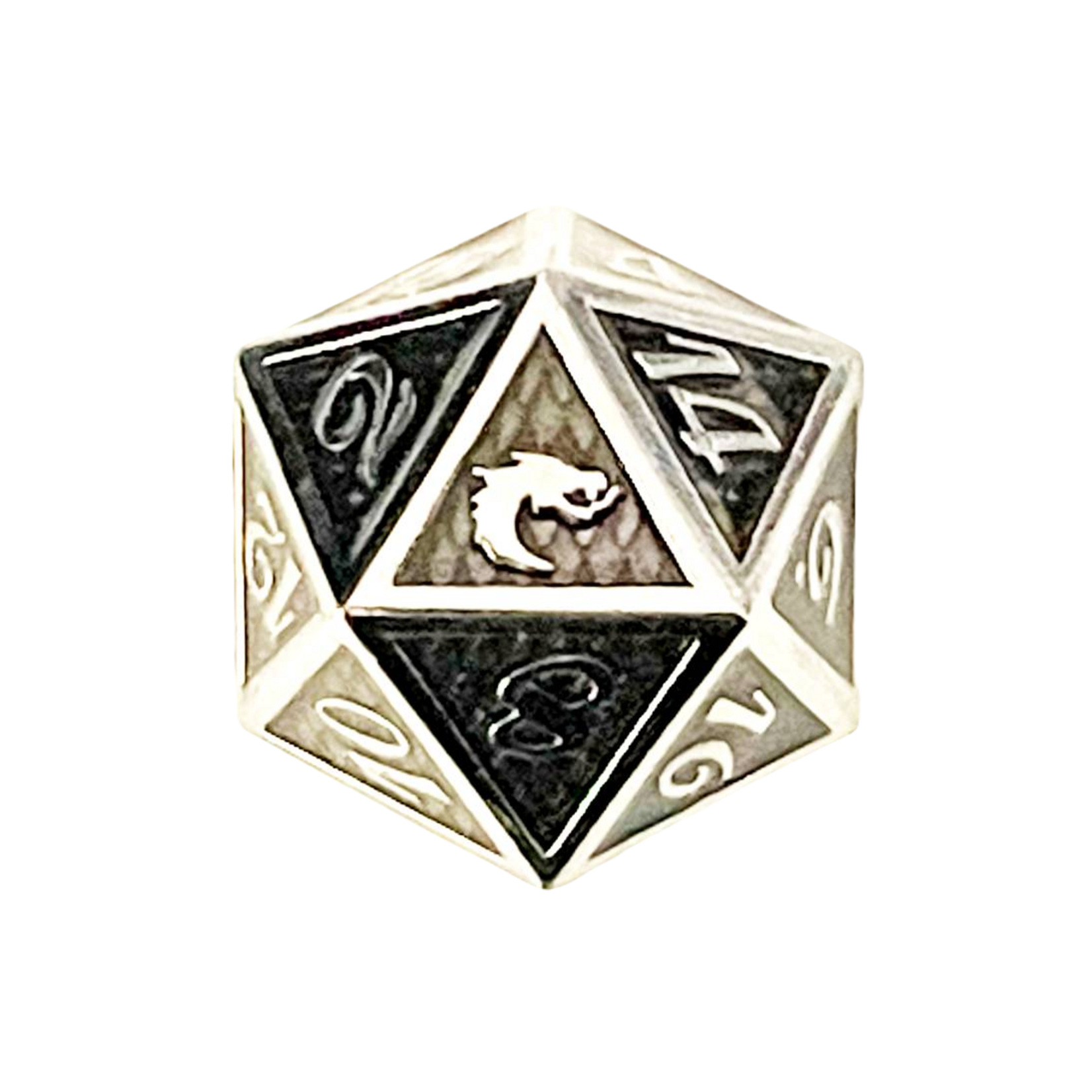 Old School Gaming Old School Metal D20 Dragon Scale