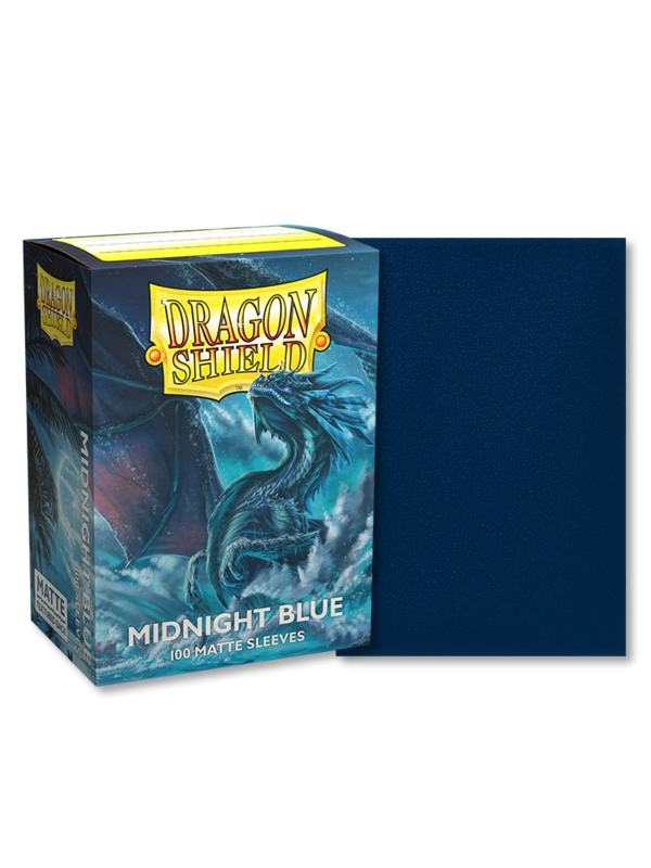 Arcane Tinmen Dragon Shield: Matte Midnight Blue (100)