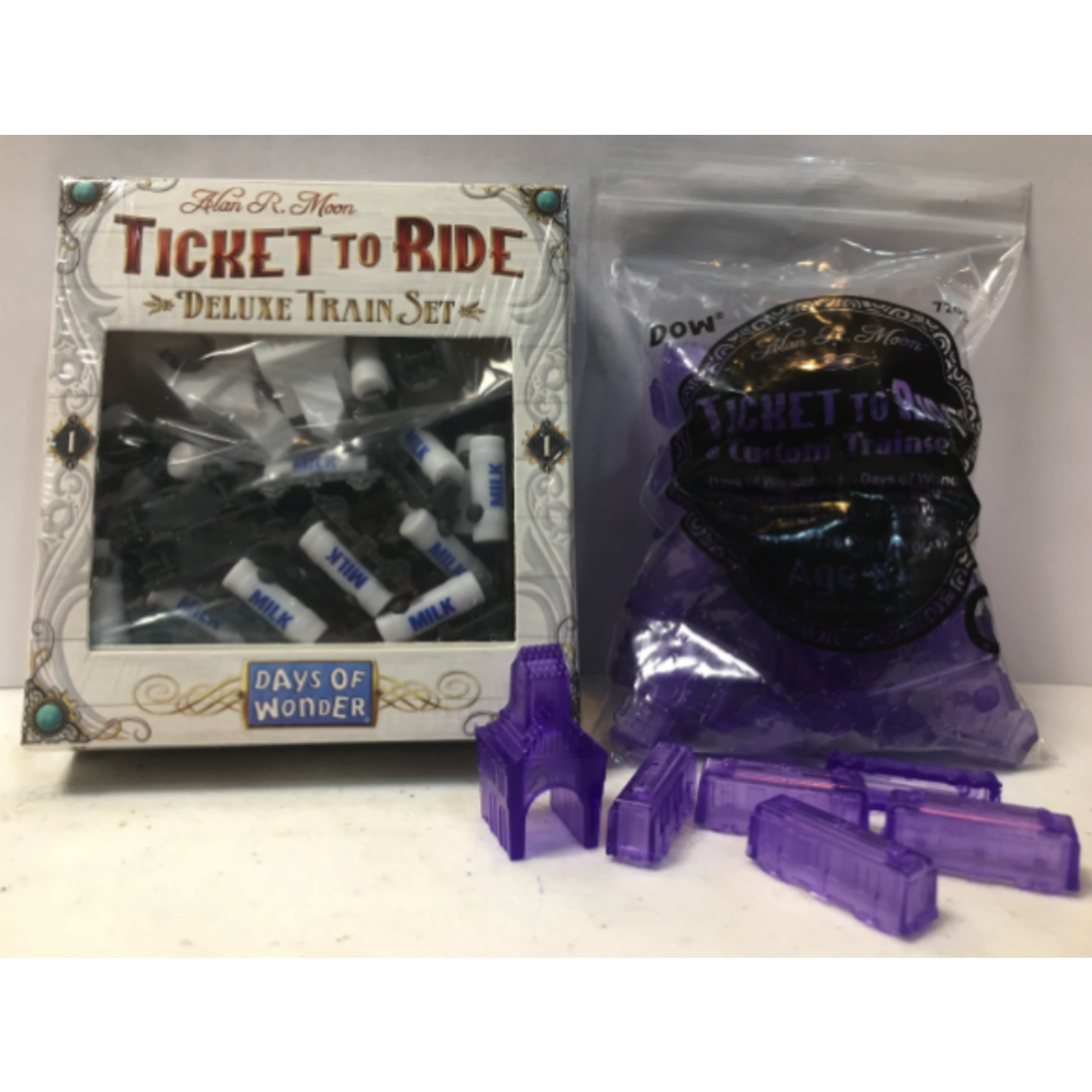 Days of Wonder Ticket to Ride: Milk Tankers with Purple Set