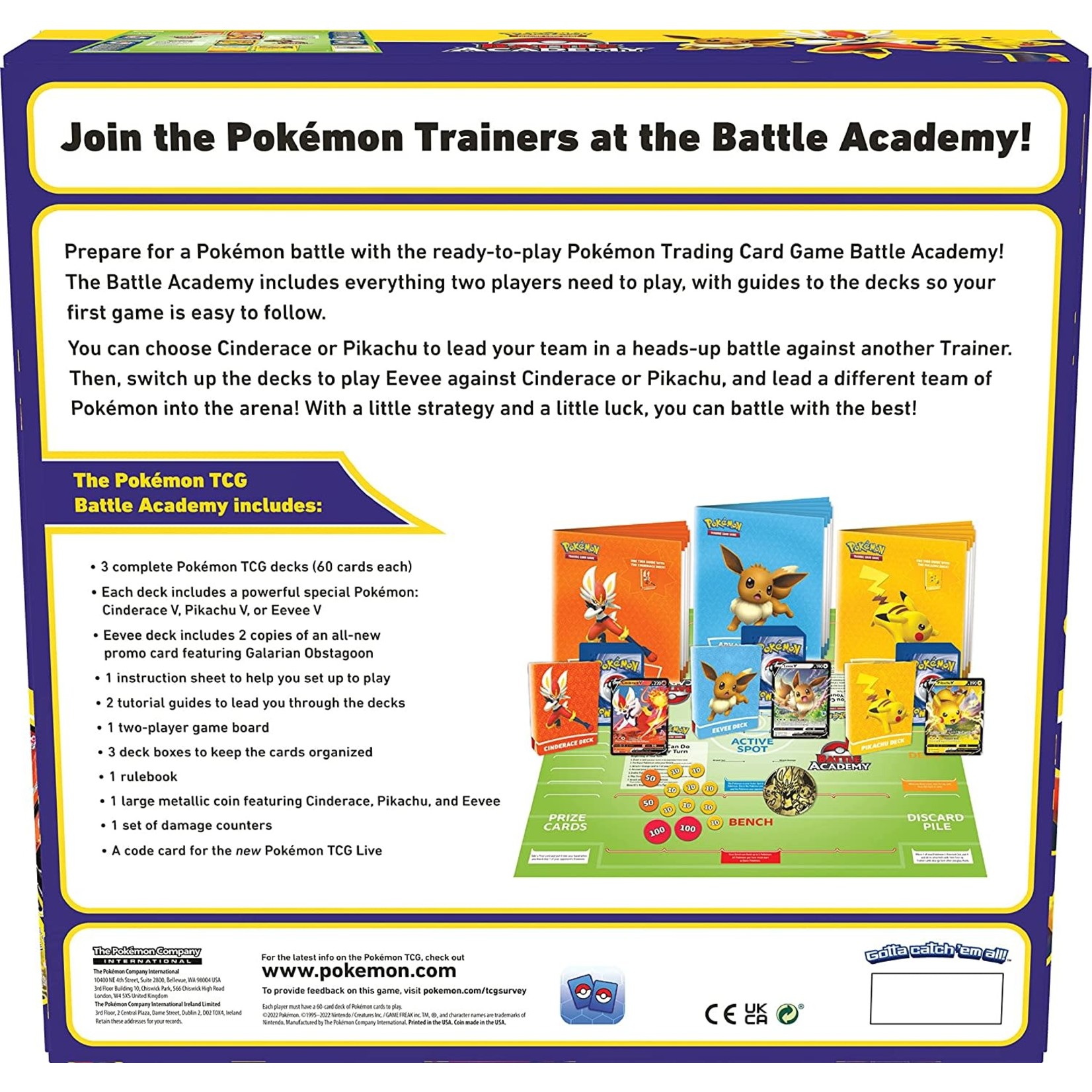 Pokemon USA Pokemon Battle Academy 2022