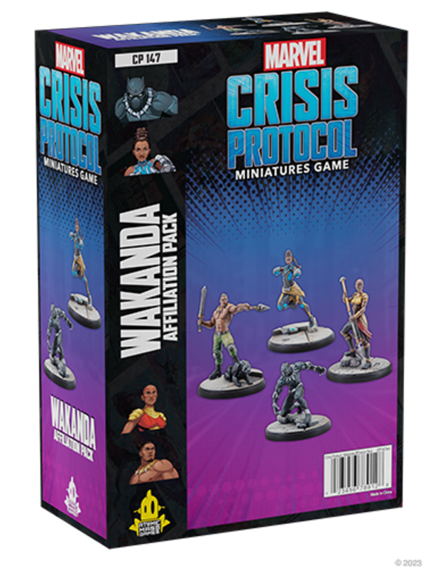 Atomic Mass Games Marvel Crisis Protocol Wakanda Affiliation Pack