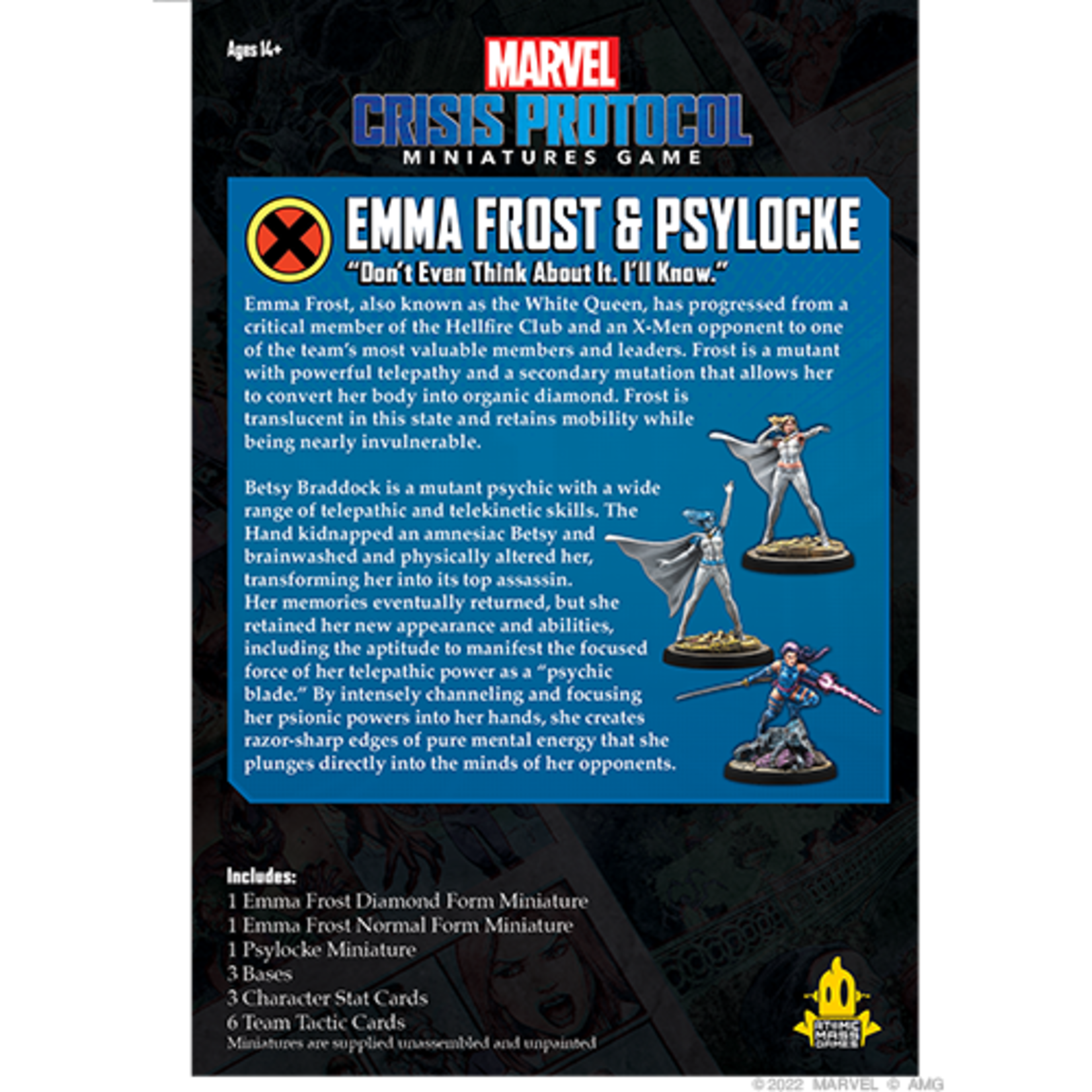 Atomic Mass Games MCP Emma Frost & Psylocke