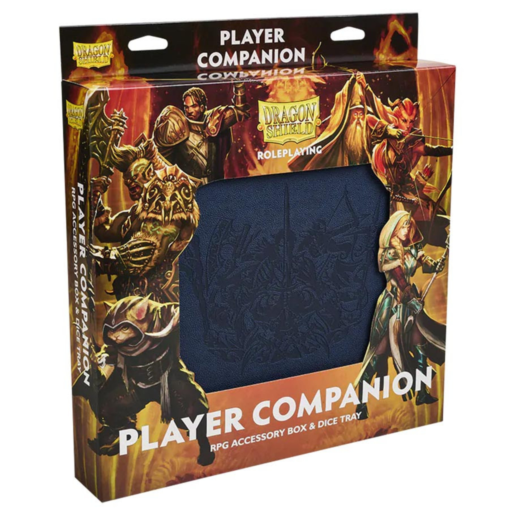 Arcane Tinmen Dragon Shield Roleplaying Player Companion Midnight Blue