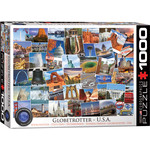 EuroGraphics USA Globetrotter 1000pc