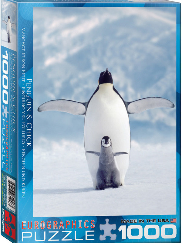 EuroGraphics Penguin & Chick 1000pc